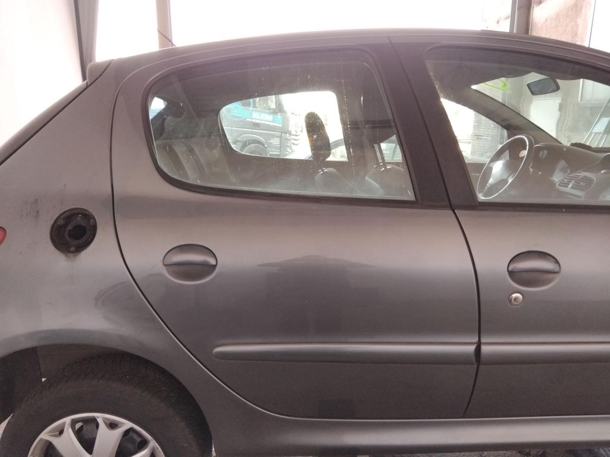 Peugeot 206 original Tür hinten rechts thoriumgraumetallic KTH BJ2008 Fließheck