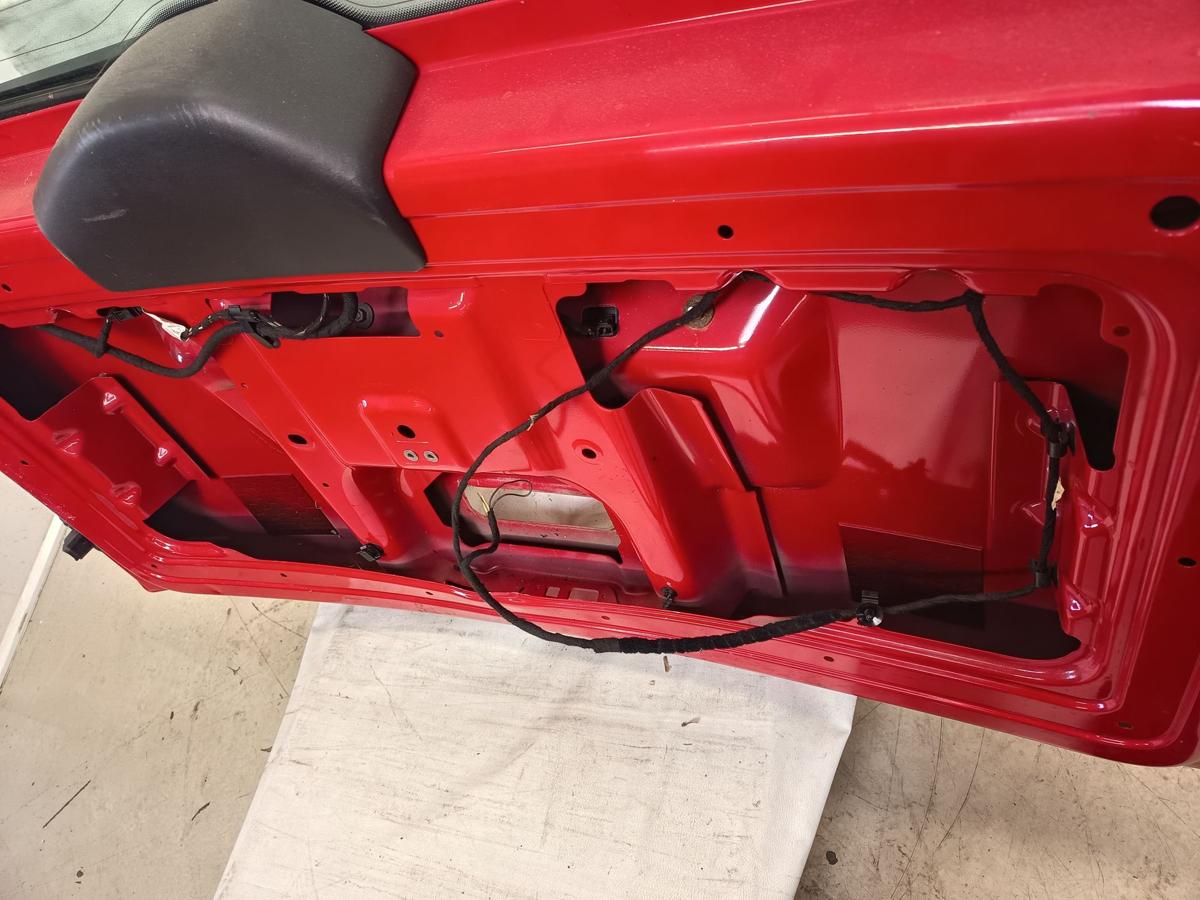 VW Caddy 3 III 2K Life orig Heckklappe mit Scheibe Kofferraum LY3D Rot Bj 2009