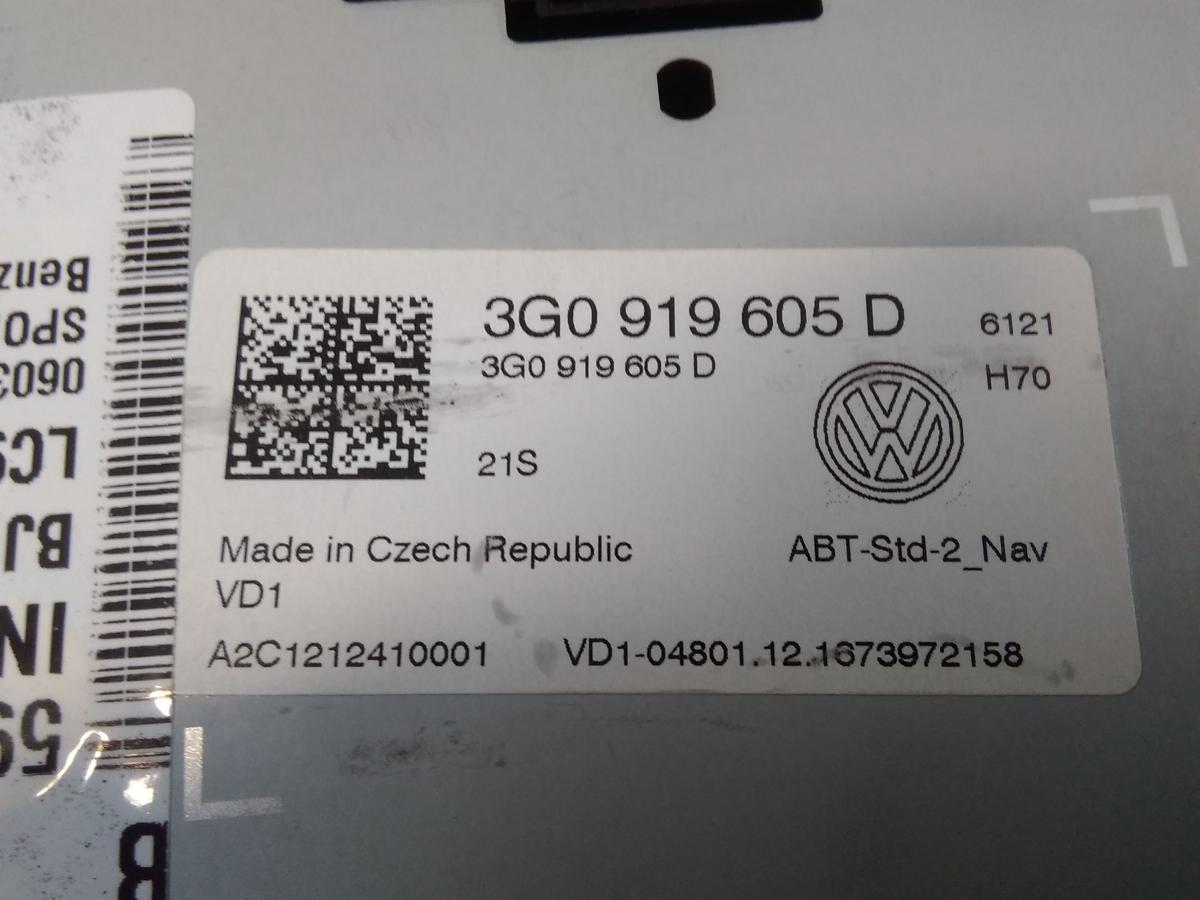 VW Golf Sportsvan original Anzeige- und Bedieneinheit Discover Media Bj.2017