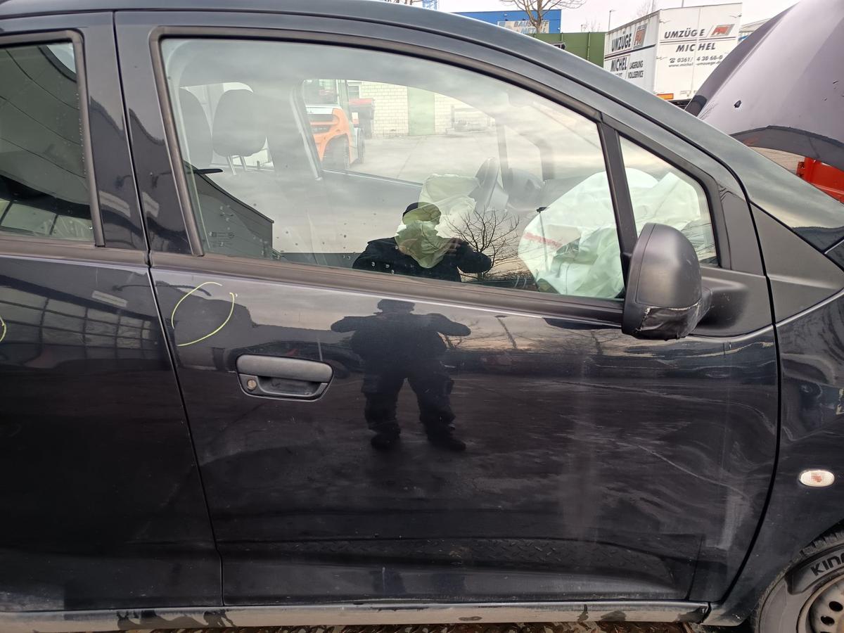Chevrolet Spark M300 original T&uuml;r vorn rechts Roht&uuml;r Beifahrer schwarz Bj 2013