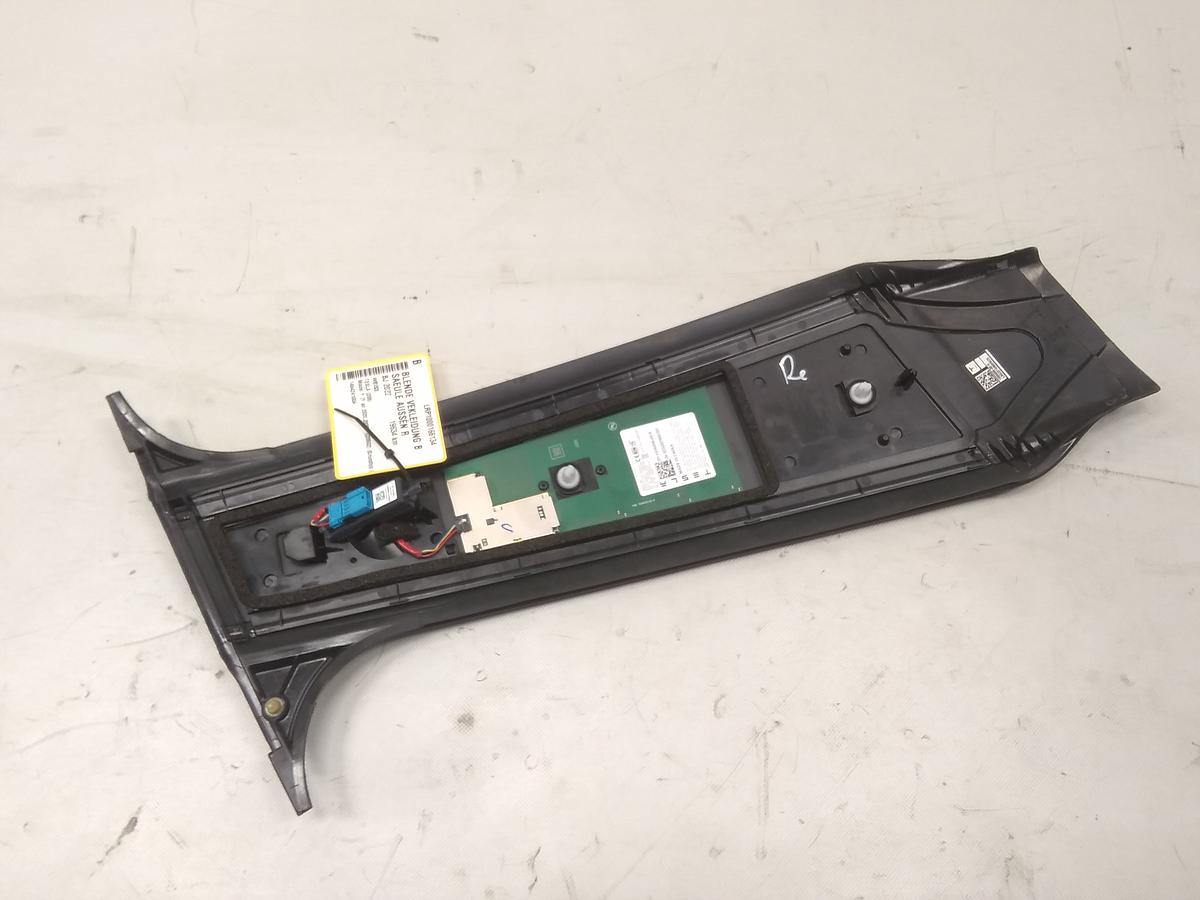 Tesla Model Y original Glasabdeckung Blende B S&auml;ule rechts mit Kamera 149424100A