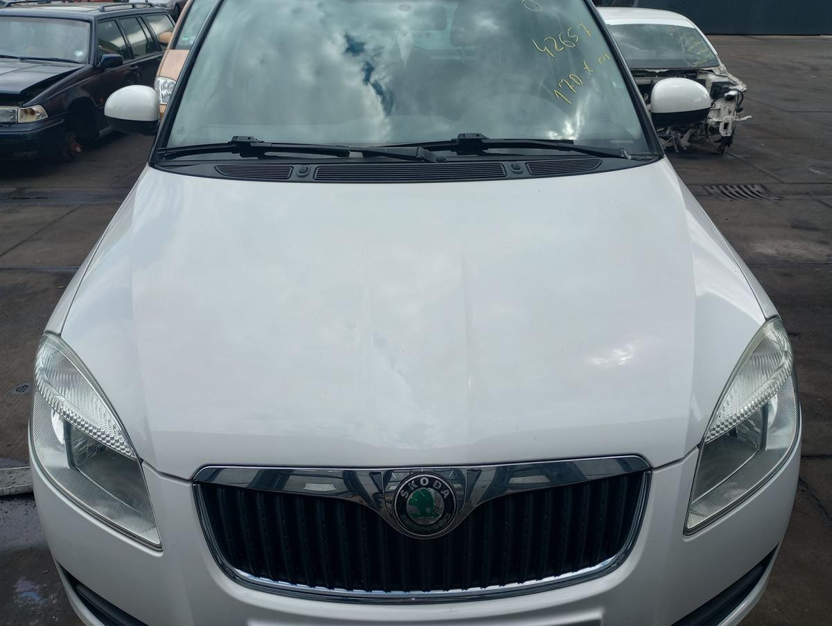 Skoda Roomster 5J orig Motorhaube Klappe Front LF9E Weiß Bj 2009