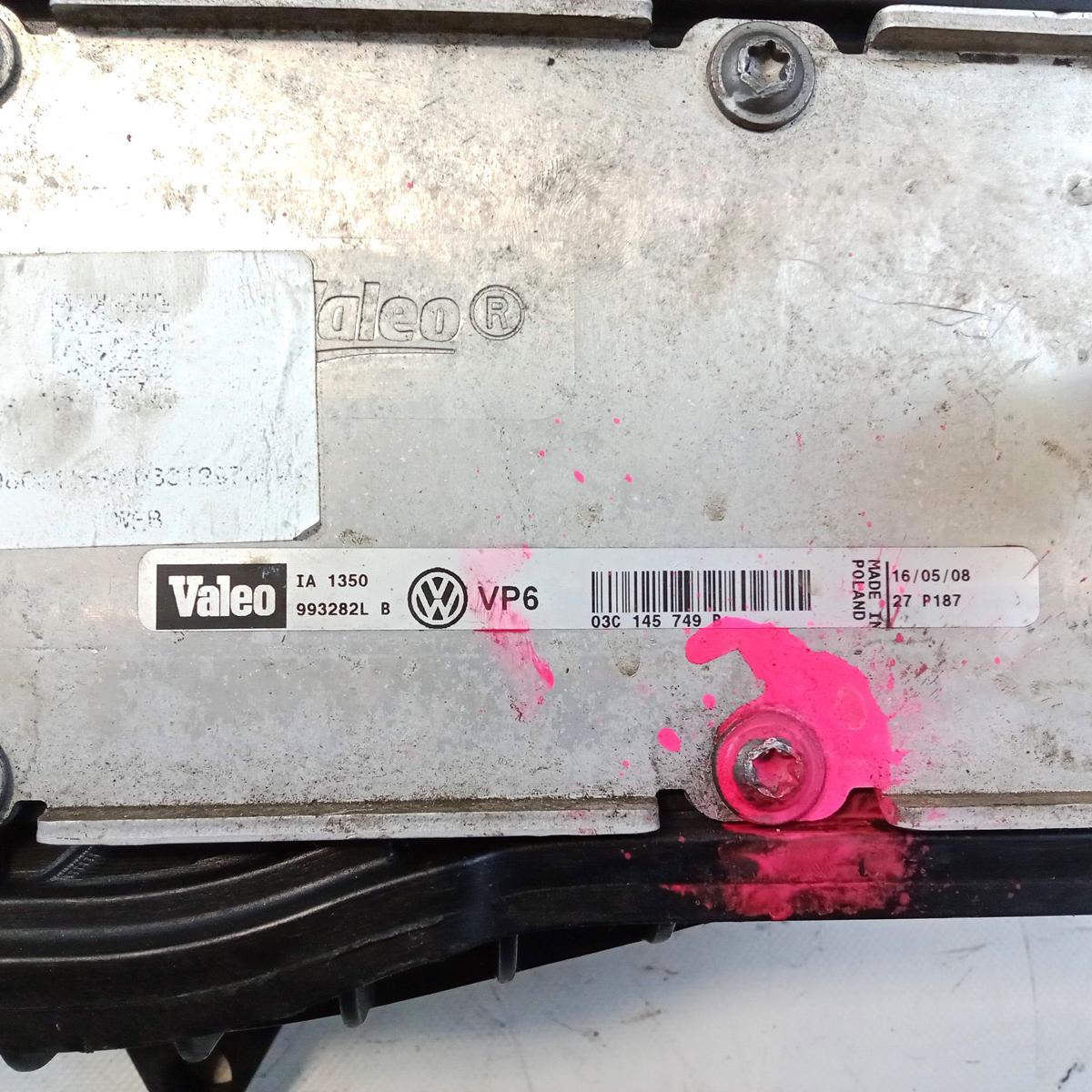 VW Golf 5 Ansaugkr&uuml;mmer mit Ladeluftk&uuml;hler 03C129711AD 03C145749B BJ2008