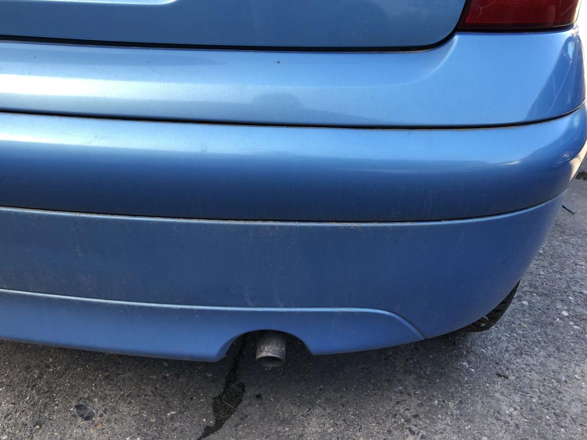 Citroen C3 Typ F Sto&szlig;f&auml;nger hinten Sto&szlig;stange Hecksch&uuml;rze KMY Lucia Blau Met