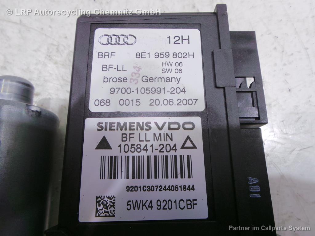 Audi A4 8E Bj 2007 nur Motor Fensterheber vorn rechts 8E1959802H