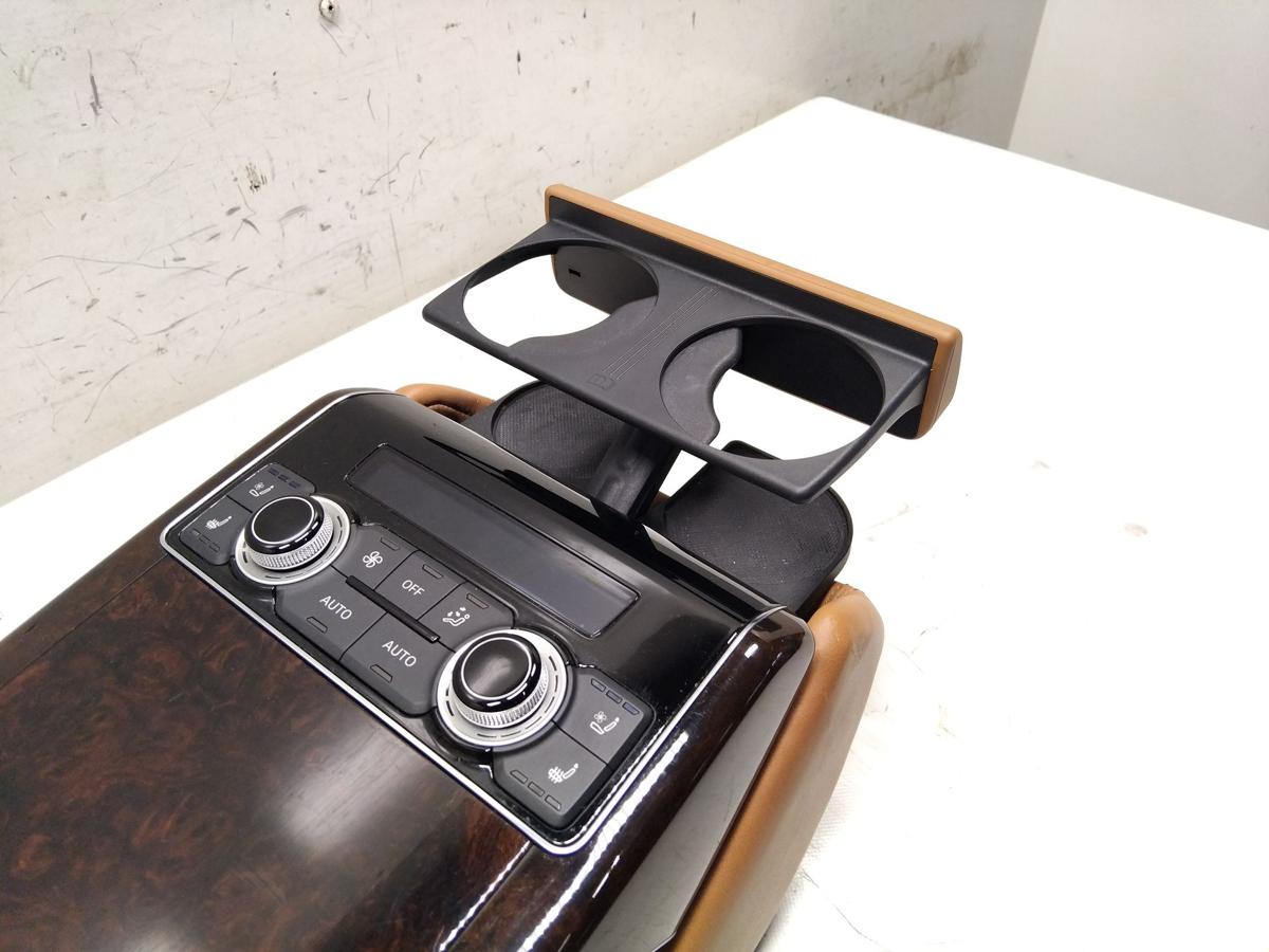 Audi A8 D4 4H Lang orig Armlehne hinten Leder muskatbraun inkl. Schalter BJ2015