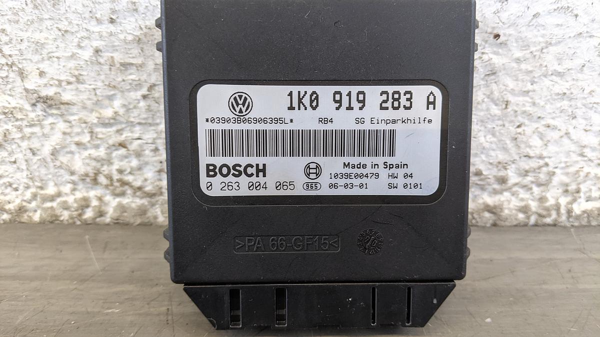 VW Jetta 1K2 Steuergerät Einparkhilfe PDC 1K0919283A Bosch 0263004065