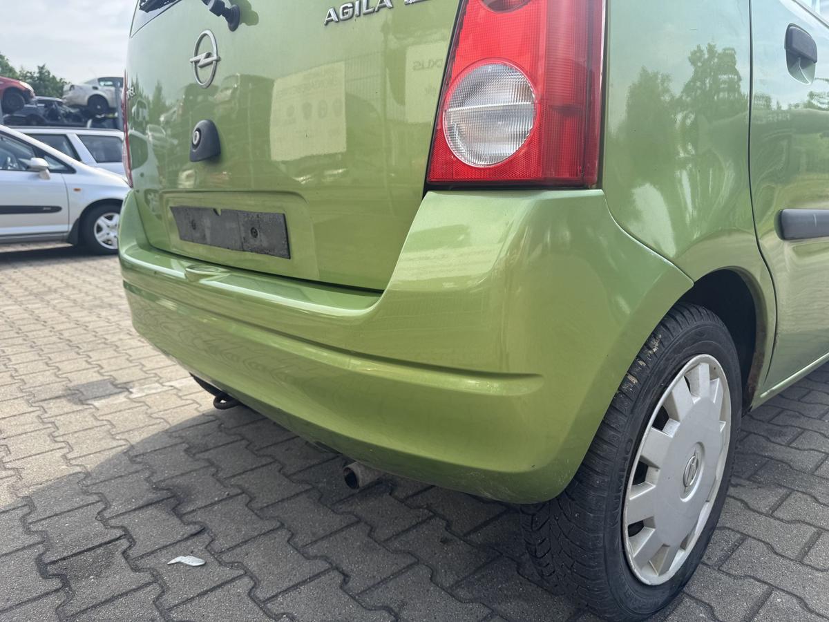 Opel Agila A original Sto&szlig;stange Stossf&auml;nger hinten Z384 Kiwigr&uuml;n Bj.2000