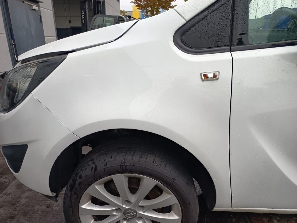 Opel Meriva B original Kotfl&uuml;gel links Seitenteil Z474 Casablancawei&szlig; Bj 2013