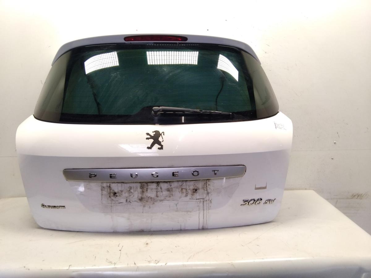 Peugeot 308 SW Kombi Heckklappe weiss mit Heckscheibe Bj.2008