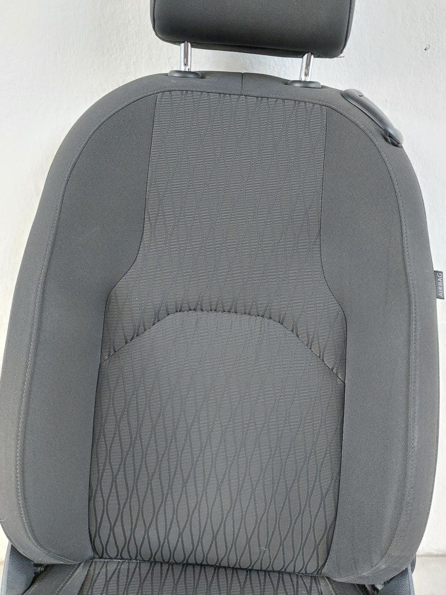 Seat Leon 5F Sitz vorn links Fahrersitz nur f&uuml;r 3 t&uuml;rer Heizung Stoffsitz