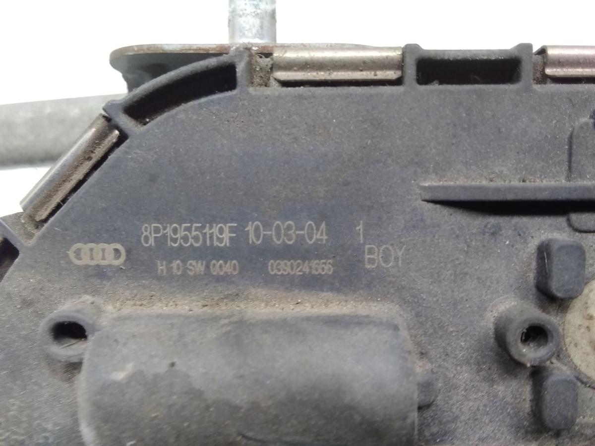 Audi A3 8P Facelift original Wischermotor vorn mit Wischergest&auml;nge Bj.2010