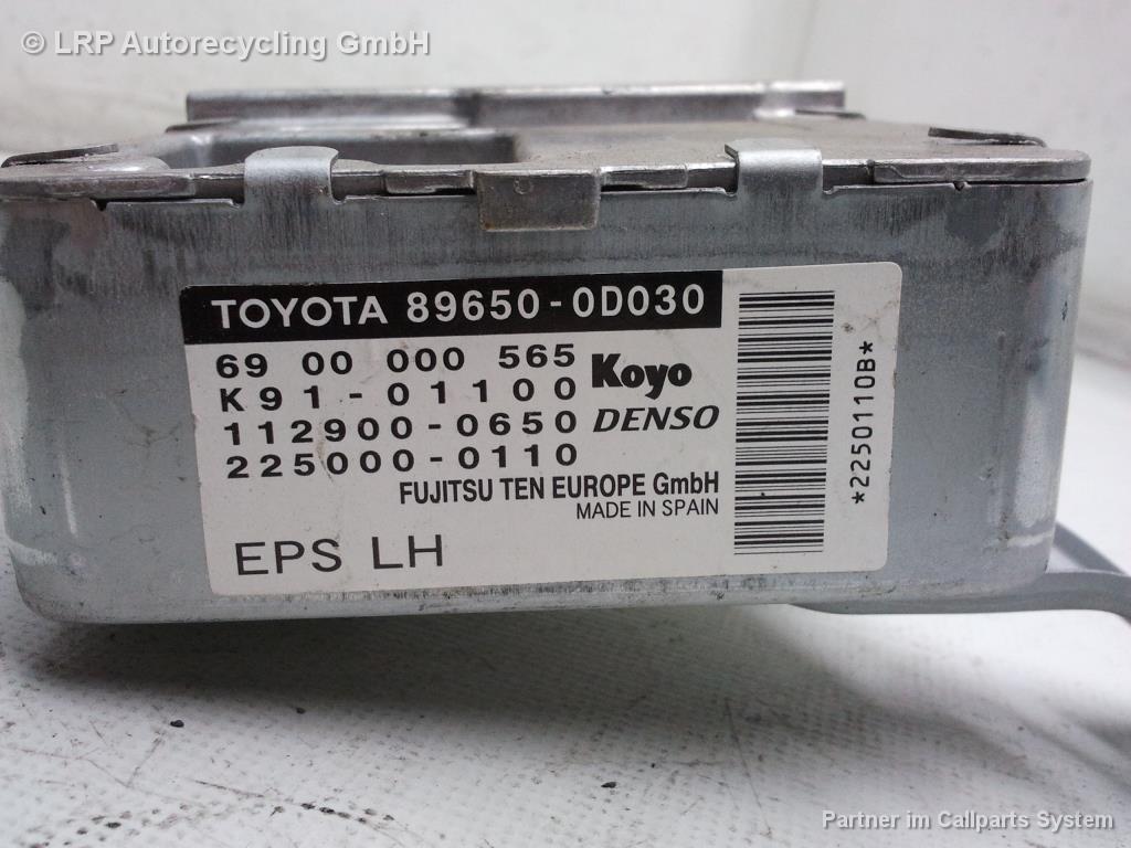 Toyota Yaris P1 Steuergerät Lenksäule 896500D030 K9101100 BJ2005