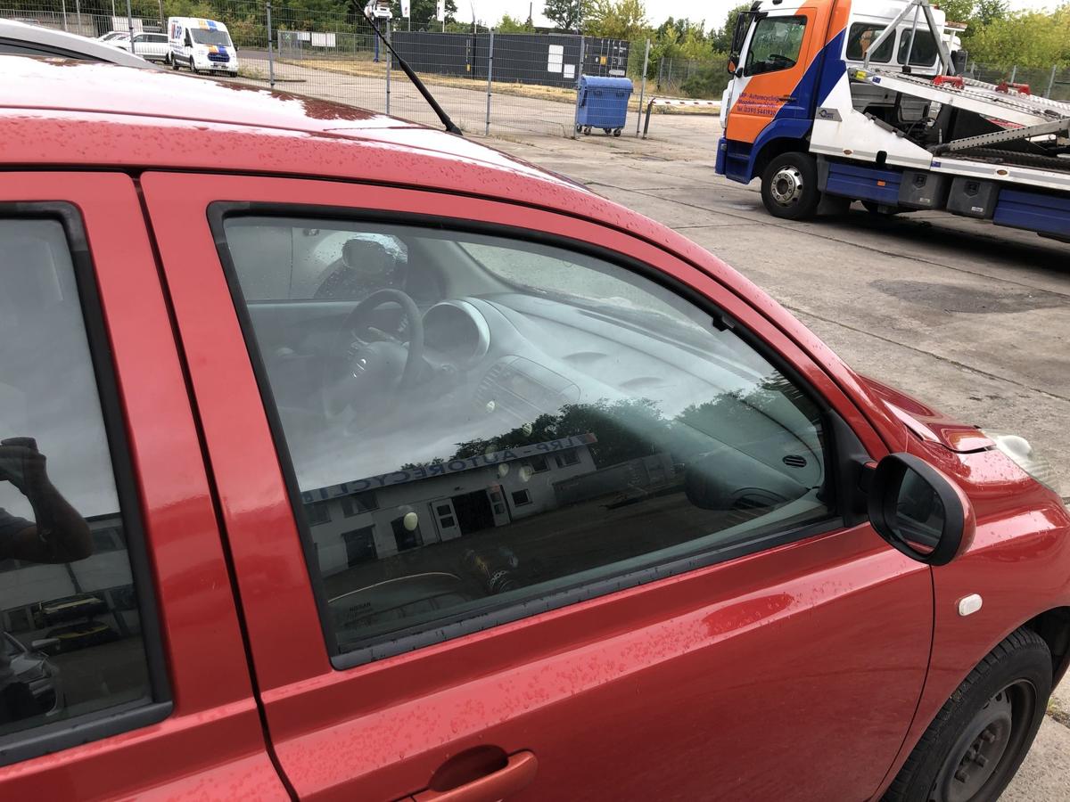 Nissan Micra K12 Tür vorn rechts Beifahrertür 5 türer A32 Emotion Red Rohbau
