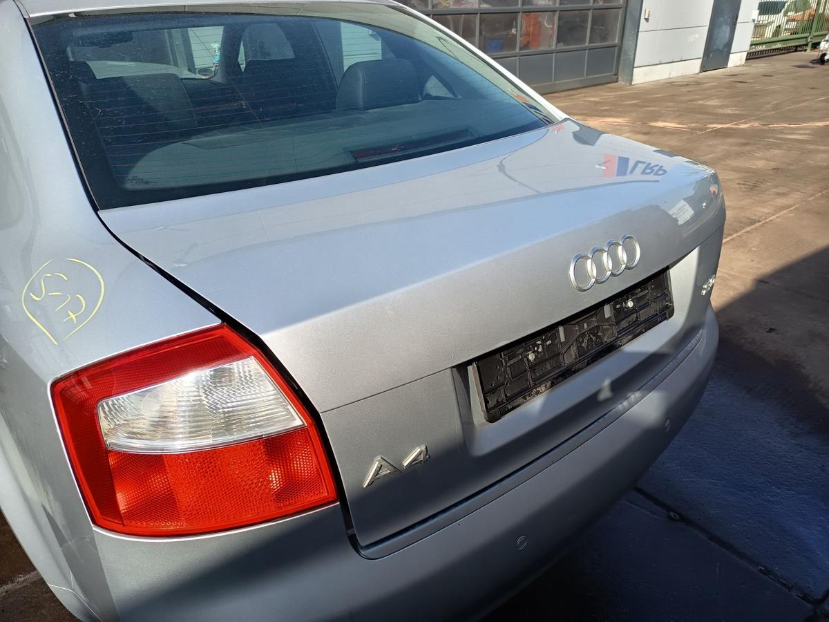Audi A4 B6 Limo original Heckklappe Deckel hinten Y7W Lichtsilber Bj 2003