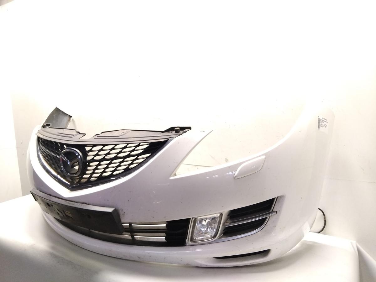 Mazda 6 GH original Sto&szlig;f&auml;nger Sto&szlig;stange vorn weissmetallic mit SRA Bj.2009
