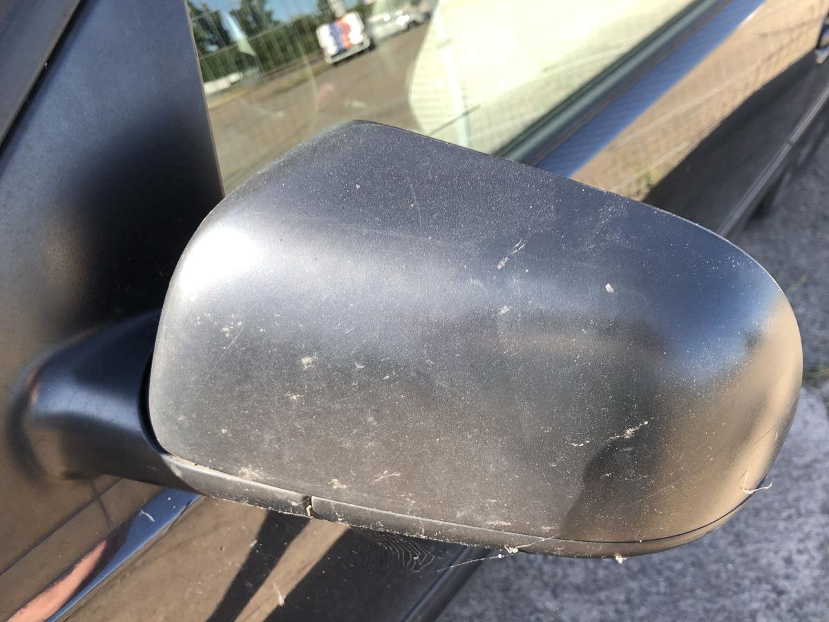 VW Polo 9N 9N1 Außenspiegel links Spiegel manuell unlackiert Seitenspiegel