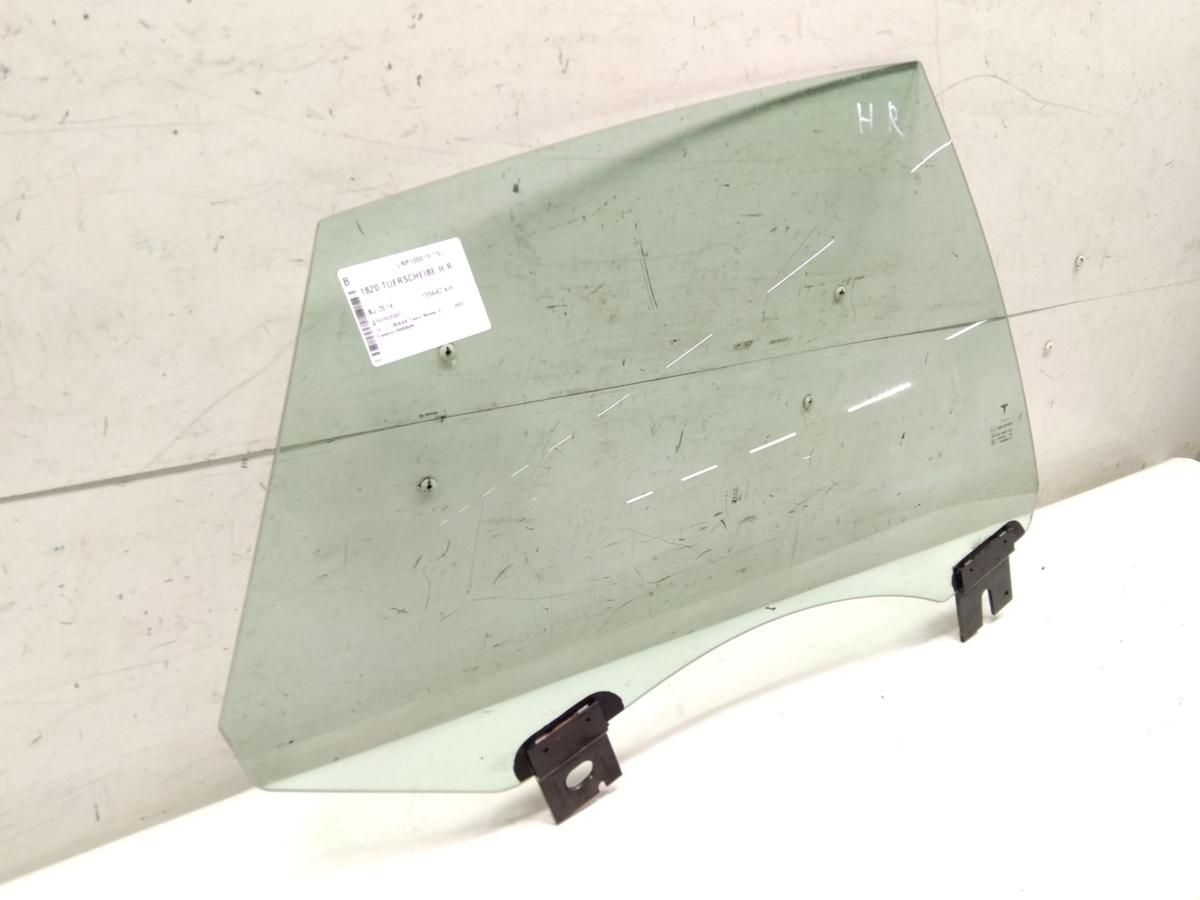 Tesla Model S P85D original T&uuml;rscheibe hinten rechts gr&uuml;ncolor BJ2014