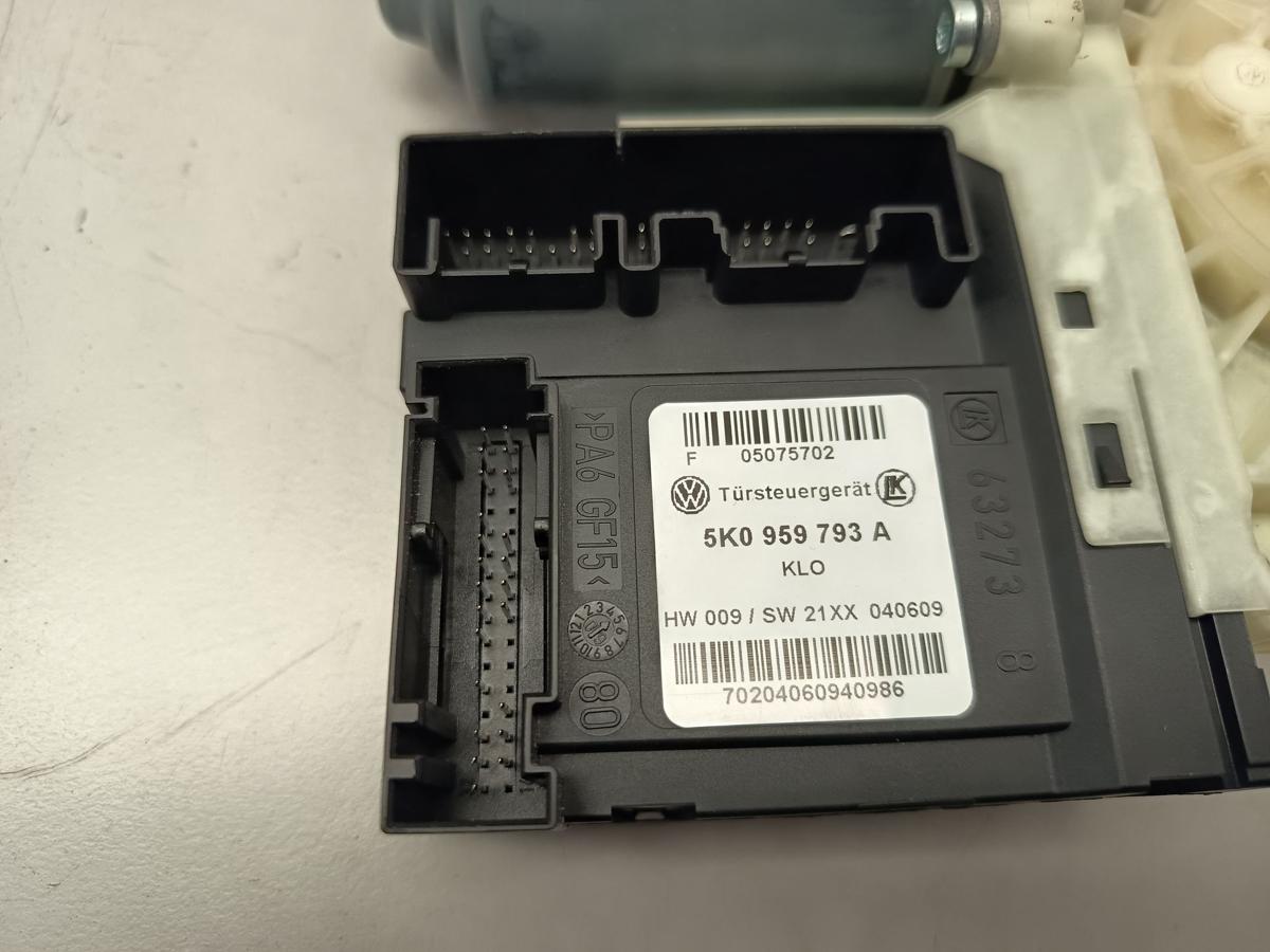 VW Golf VI Bj 2009 original Motor Fensterheber vorn links 5K0959793A