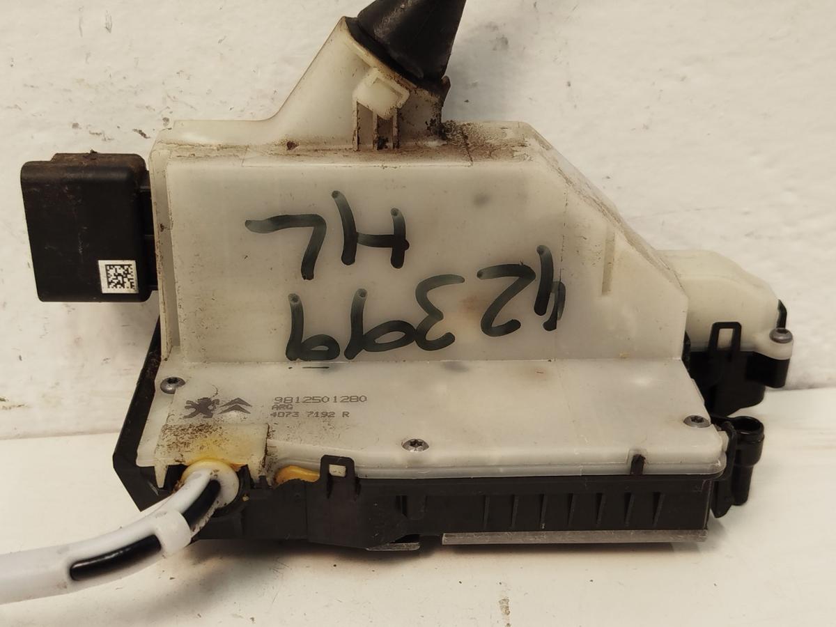 Peugeot 2008 I CU ab16 T&uuml;rschloss hinten links mit Tr&auml;ger T&uuml;rgriff Fahrert&uuml;r OEM