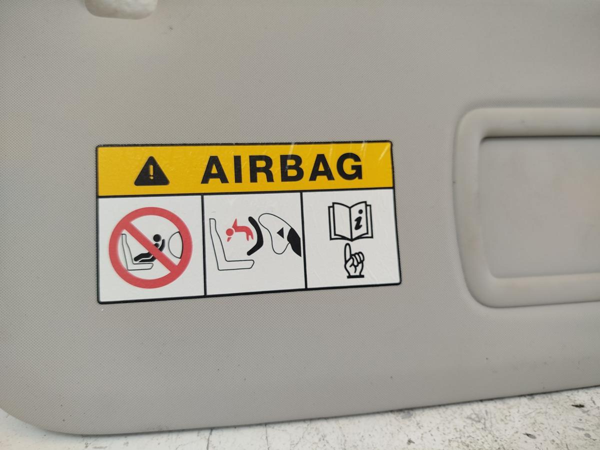 Renault Scenic IV 4 J9 Sonnenblende vorn rechts ausziehbare Zusatzblende Spiegel