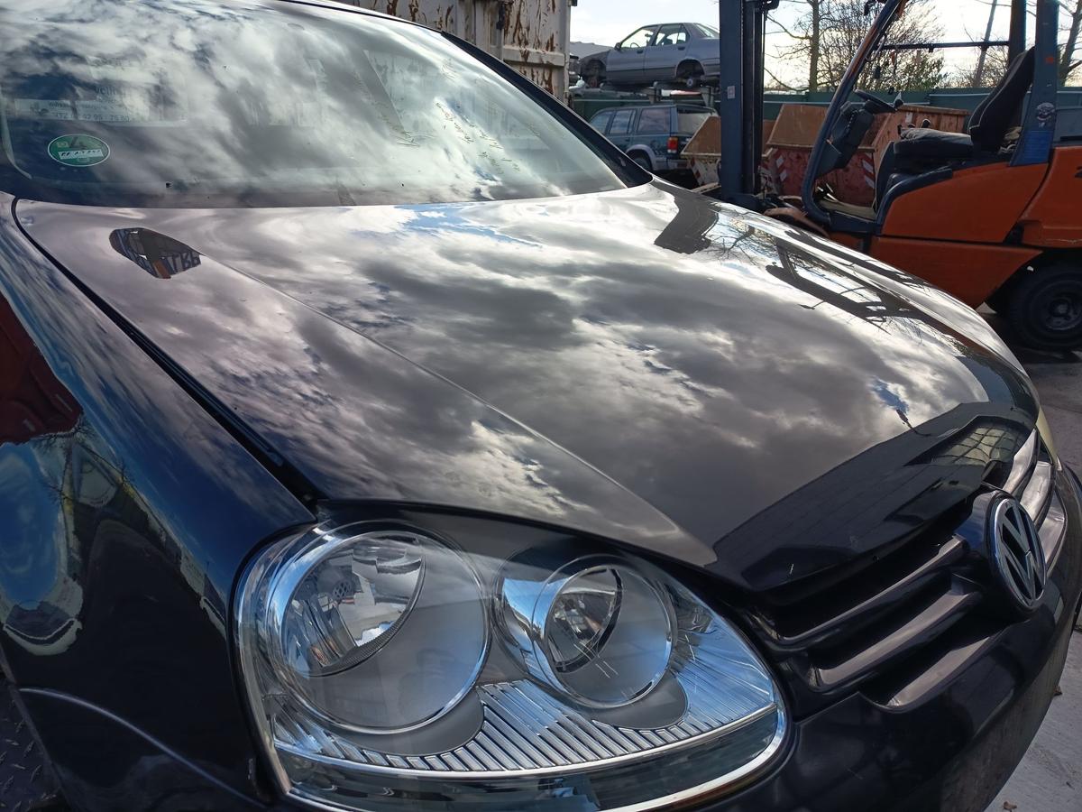 VW Golf V original Motorhaube LC9Z schwarz Baujahr 2007