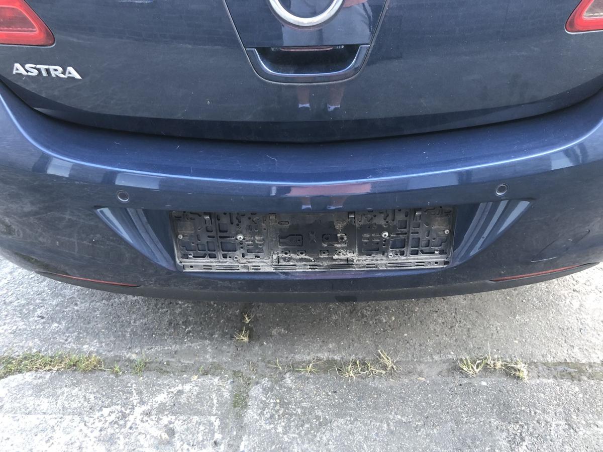 Opel Astra J Stoßfänger hinten Heckschürze mit PDC 5 türer Z22A Waterworld Met