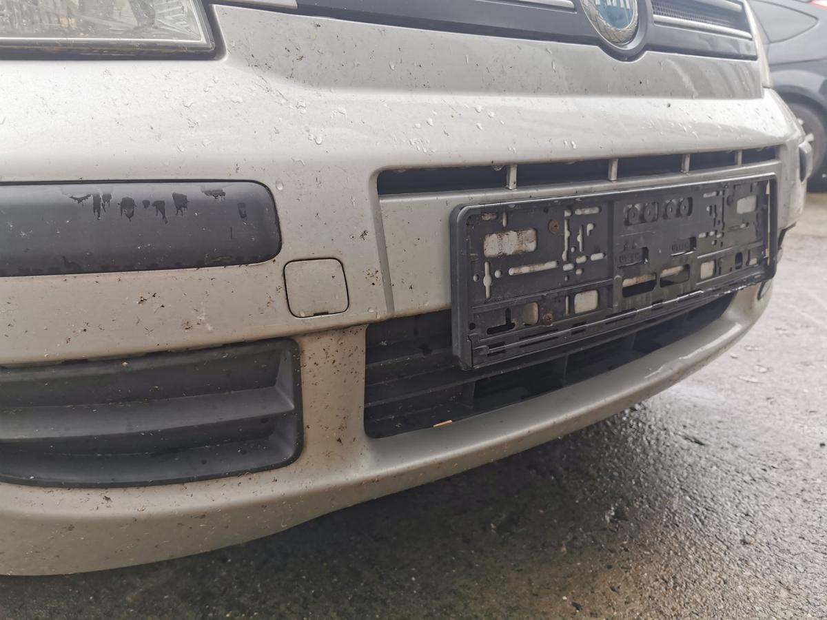 Fiat Panda 169 Stossfänger Stossstange Bumper vorn 647 Grigio Steel Metallic