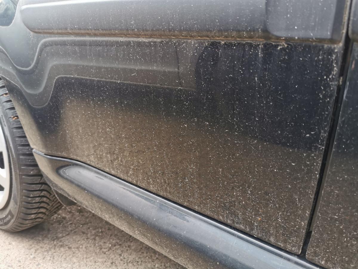 Citroen C1 P Tür Autotür Rohbautür Fondtür hinten rechts EXZ Schwarz Metallic