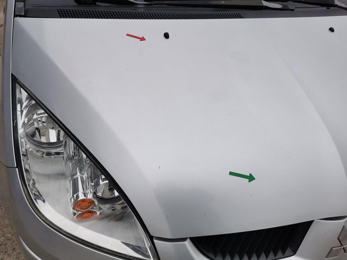 Mitsubishi Colt Z30 Motorhaube Haube Klappe Deckel Bonnet vorn A50 Pure Silver