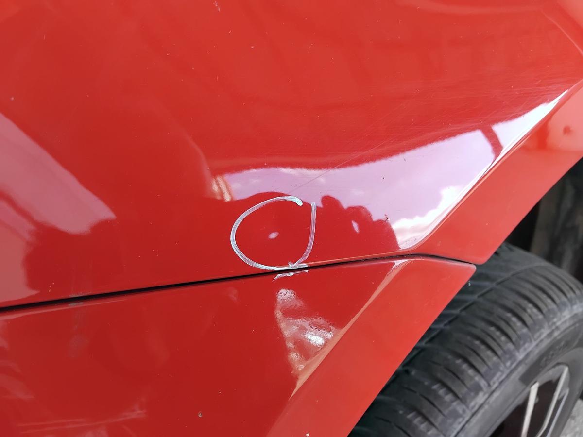 Suzuki Swift 4 MZ original Kotfl&uuml;gel vorn links ZCF Bright Red 5 BJ2008