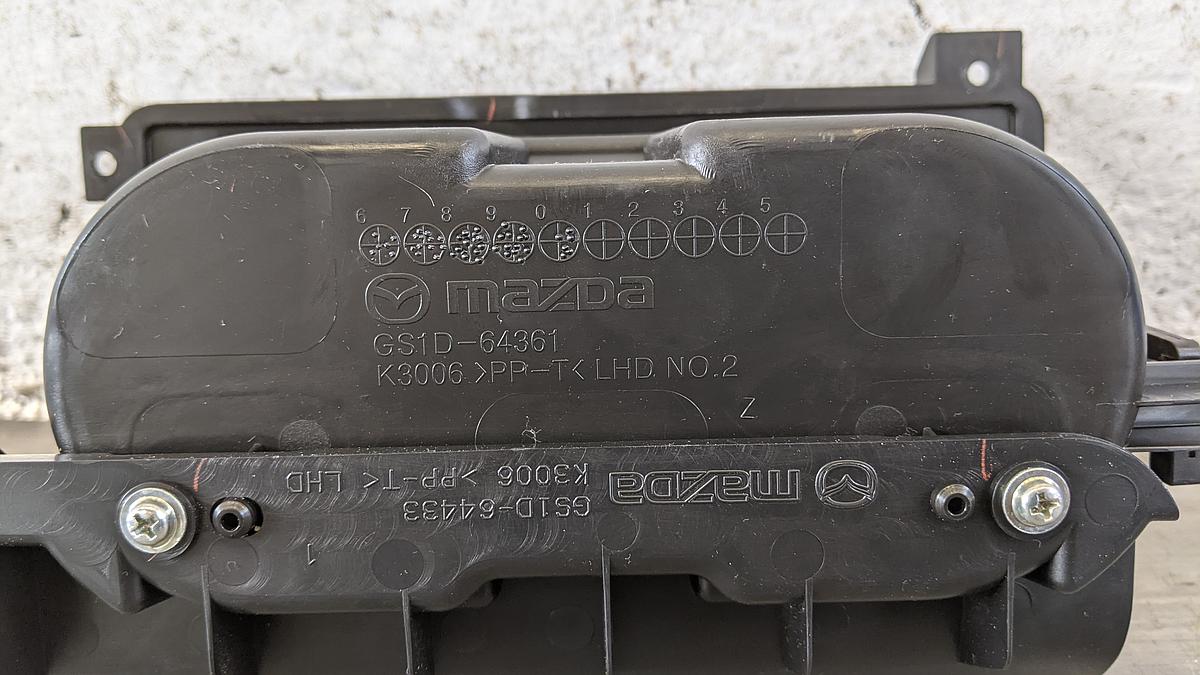 Mazda 6 GH Getr&auml;nkehalter vorn Mitteltunnel Dosernhalter Fach GS1D64361