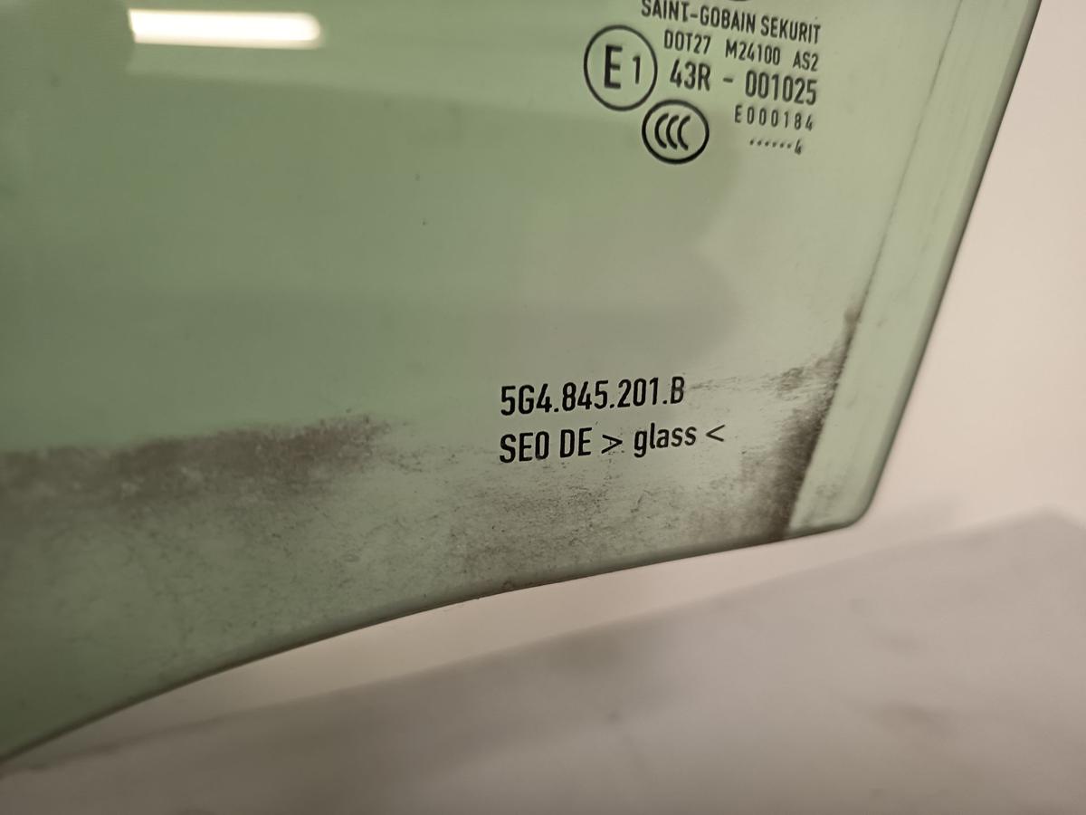 VW Golf VII original T&uuml;rscheibe vorn links Fahrer 5G4845201B Bj 2015