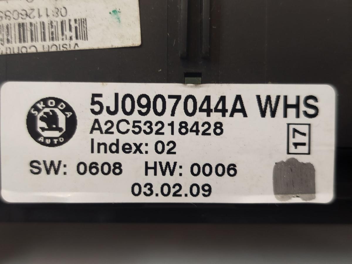 Skoda Fabia 5J Klimabedienteil Heizungsregulierung Klimaautomatik OEM