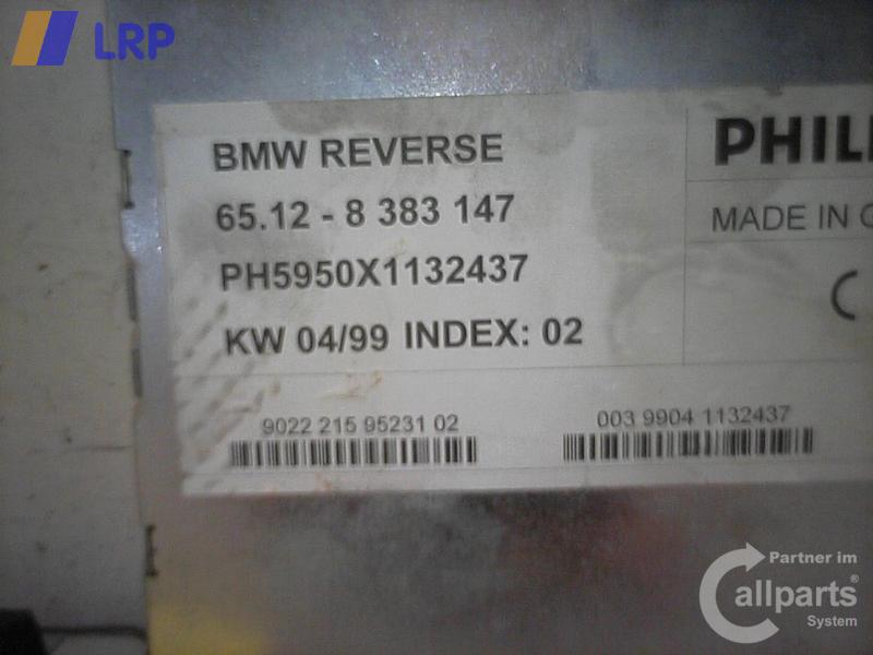 BMW E46 318i original Radio "Reverse" mit Kassette BJ1999