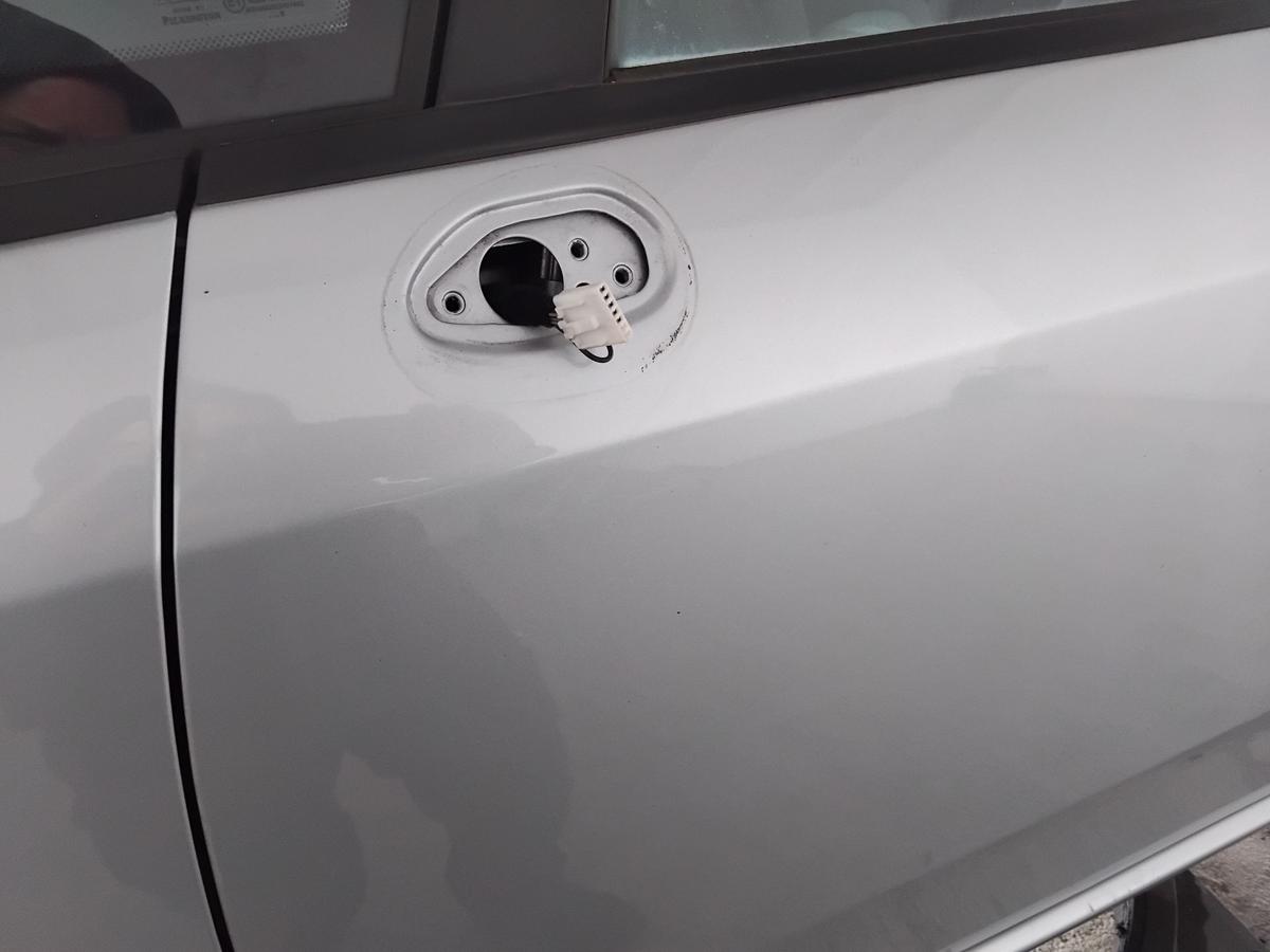 Fiat Grande Punto 199 Tür vorn links Fahrertür 5-Türer BJ2009 589/A Grigio Argento Vivo Metallic