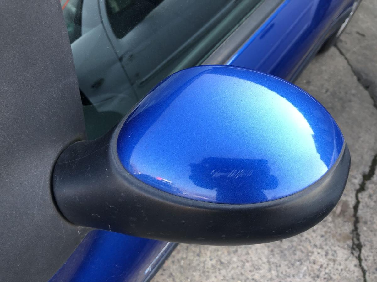 Peugeot 206+ Au&szlig;enspiegel links Seitenspiegel manuelle Verstellung Spiegel KGS