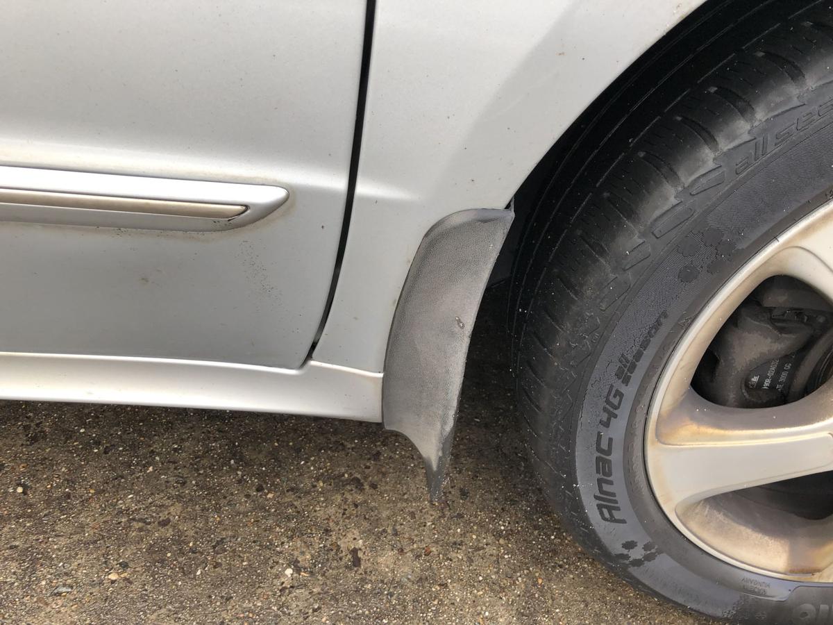 Mercedes A Klasse W169 Kotfl&uuml;gel rechts Fender Polarsilber Radverkleidung