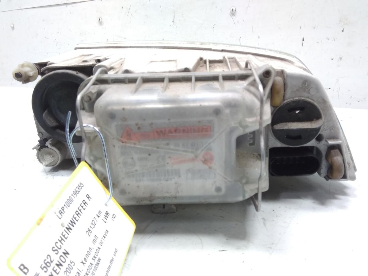 Skoda Octavia 2 1Z original Xenon Scheinwerfer rechts mit LWR Bj.2005