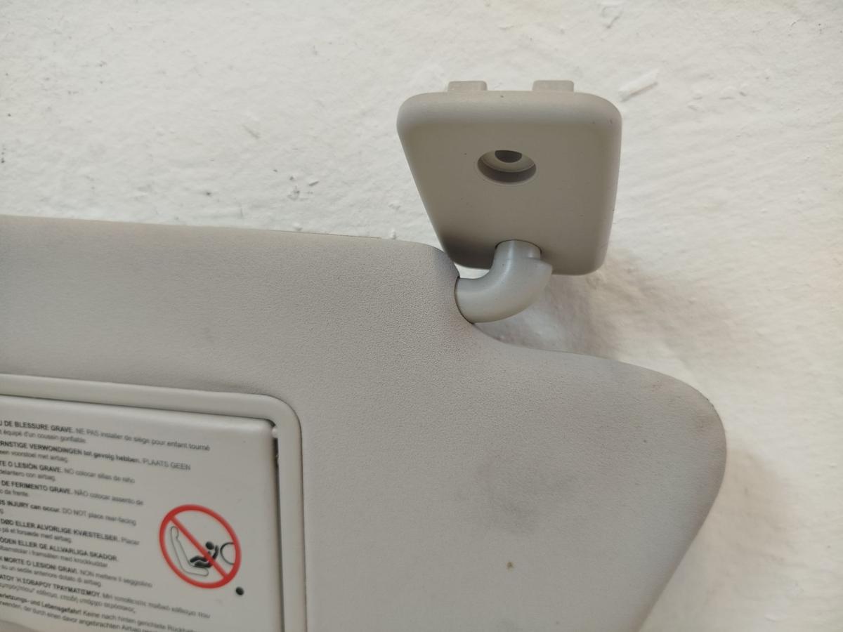 Peugeot 3008 I Typ 0U Sonnenblende vorn rechts mit Spiegel Beifahrerseite