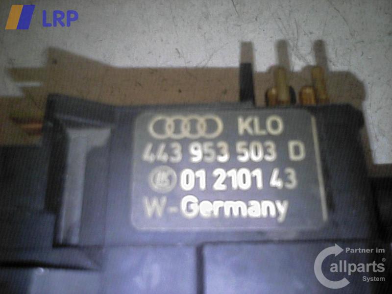 Audi 80 B3 original Wischerschalter 01210143 LK BJ1990