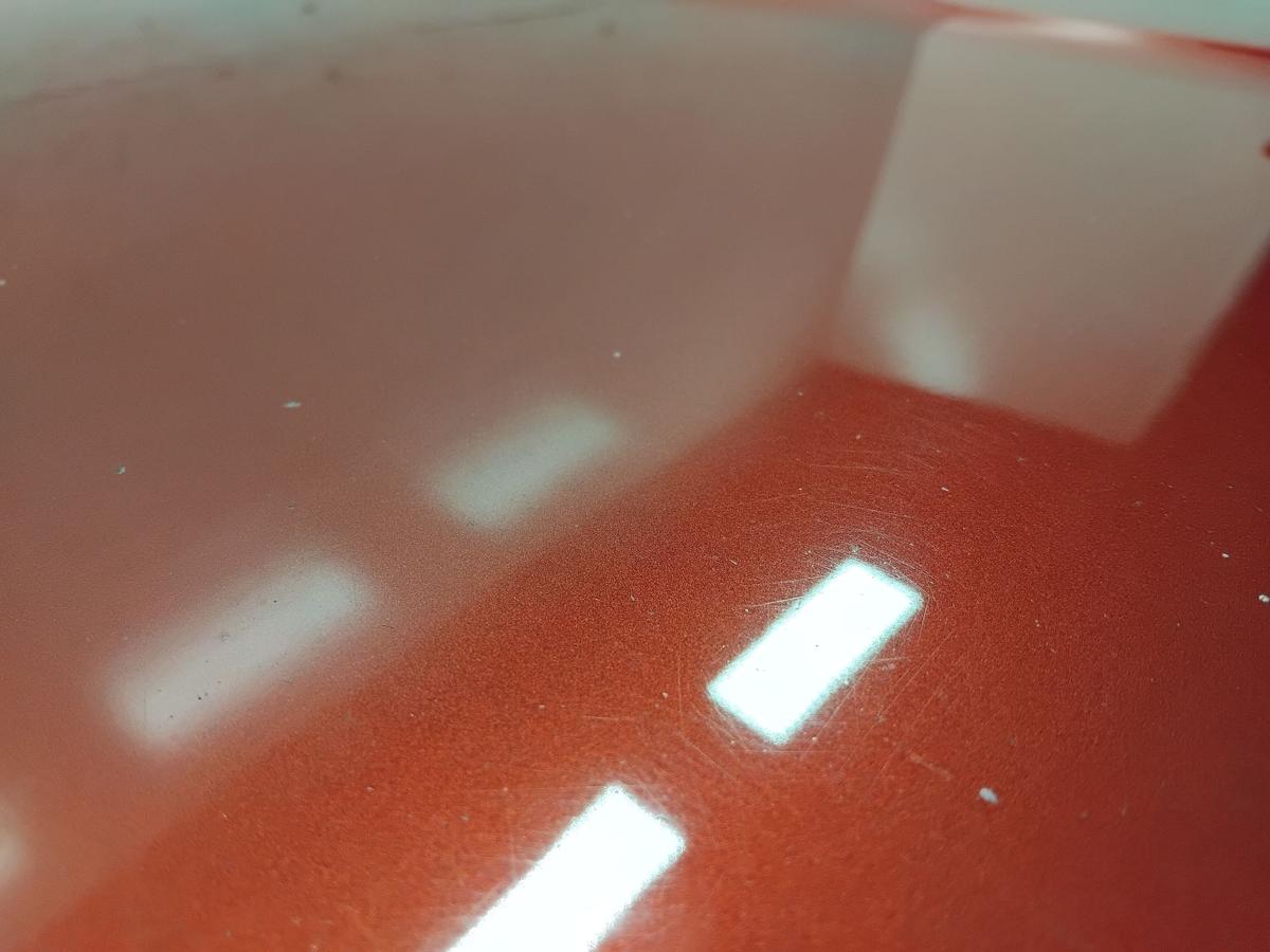 Skoda Octavia 1Z original Motorhaube 9892 Flamencorot Metallic mit Grill BJ2006