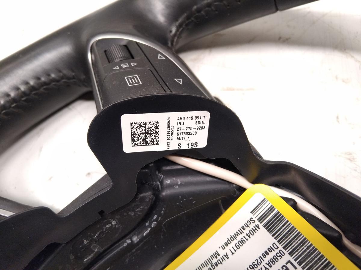 Audi A8 D4 4H orig Lenkrad soul Multifunktion mit Schaltwippen BJ2015 4H0419091T