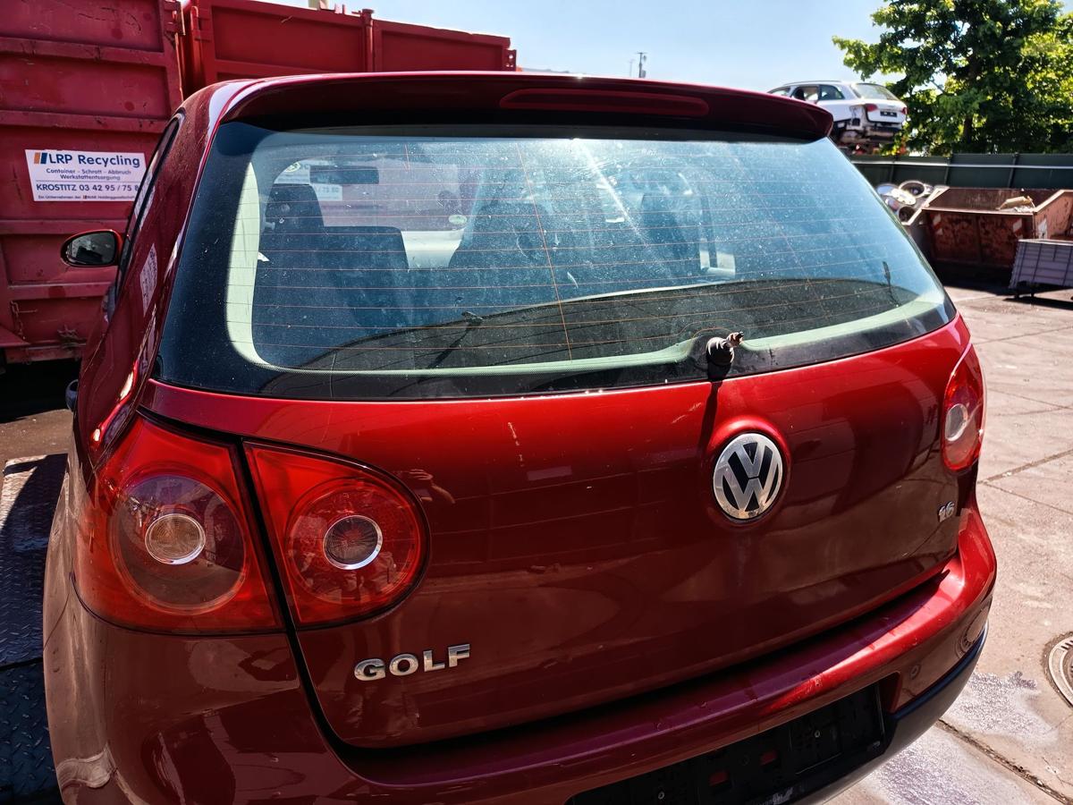 VW Golf V 5 Limo orig Heckklappe mit Scheibe Kofferraum LA3W Red Bj 2004