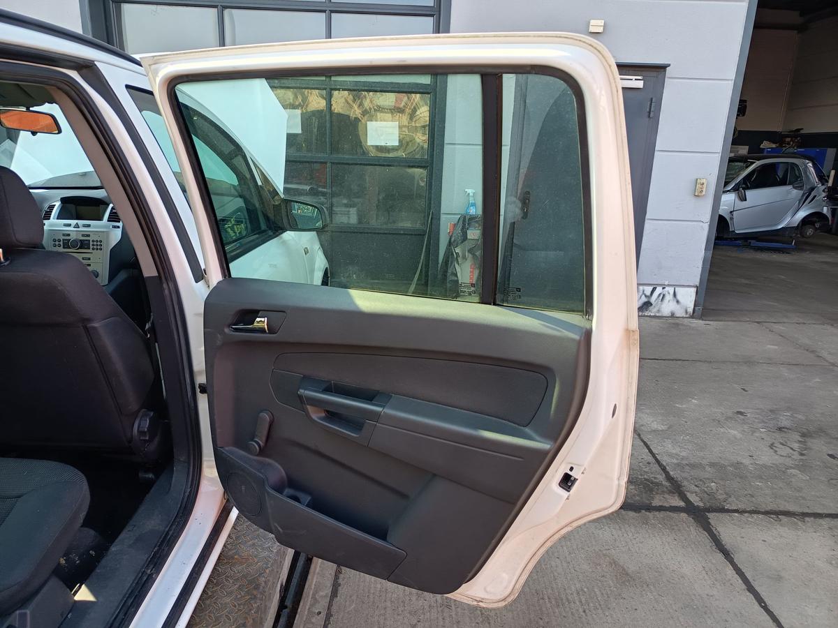 Opel Zafira B original T&uuml;r hinten rechts Z40R Weiss Baujahr 2009