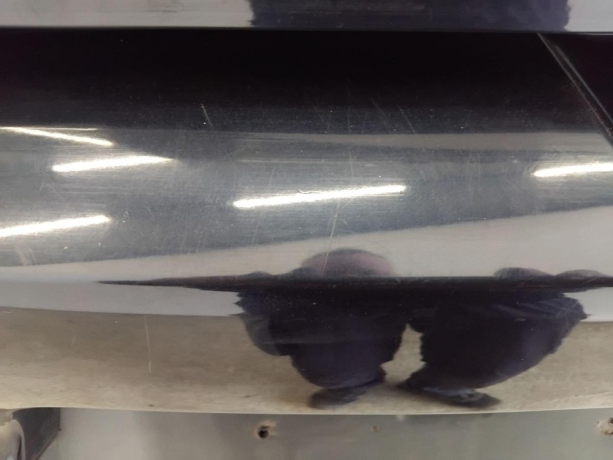 Renault Megane 3 orig Sto&szlig;stange Stossf&auml;nger hinten 5t&uuml;rig Flie&szlig;heck BJ2009 NV472 Bleu Crepuscule