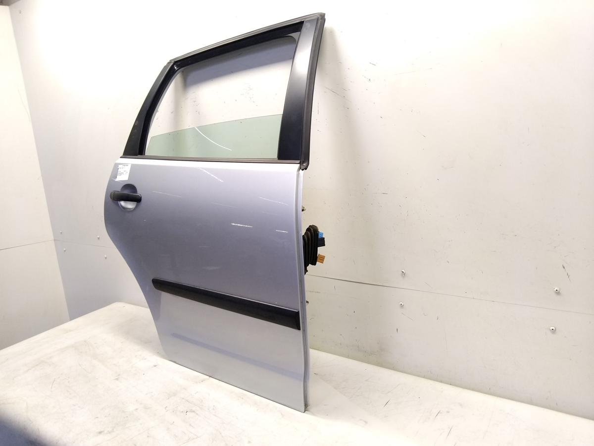 VW Polo 9N3 T&uuml;r hinten rechts reflexsilbermetallic LA7W Bj.2006