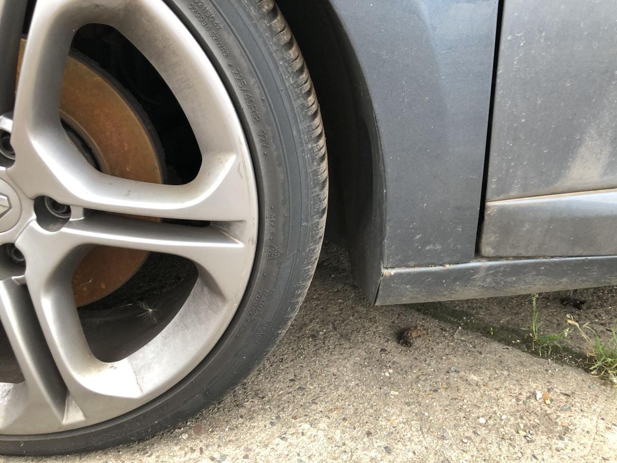 Renault Megane 3 III Kotflügel vorn links Fahrerseite Facelift TEKPN Grey