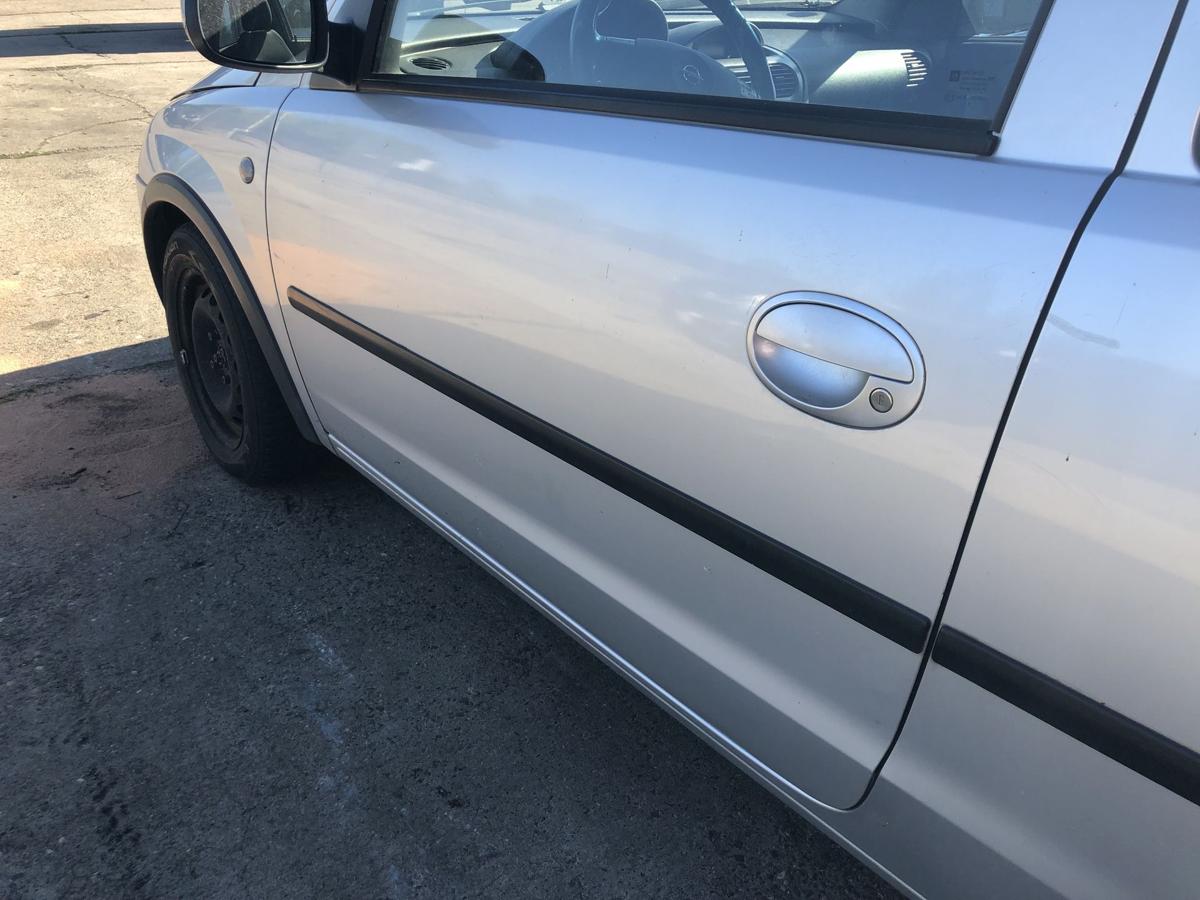 Opel Corsa C ab 2003 Tür vorn links Fahrertür nur für 3 türer Z157 Starsilber