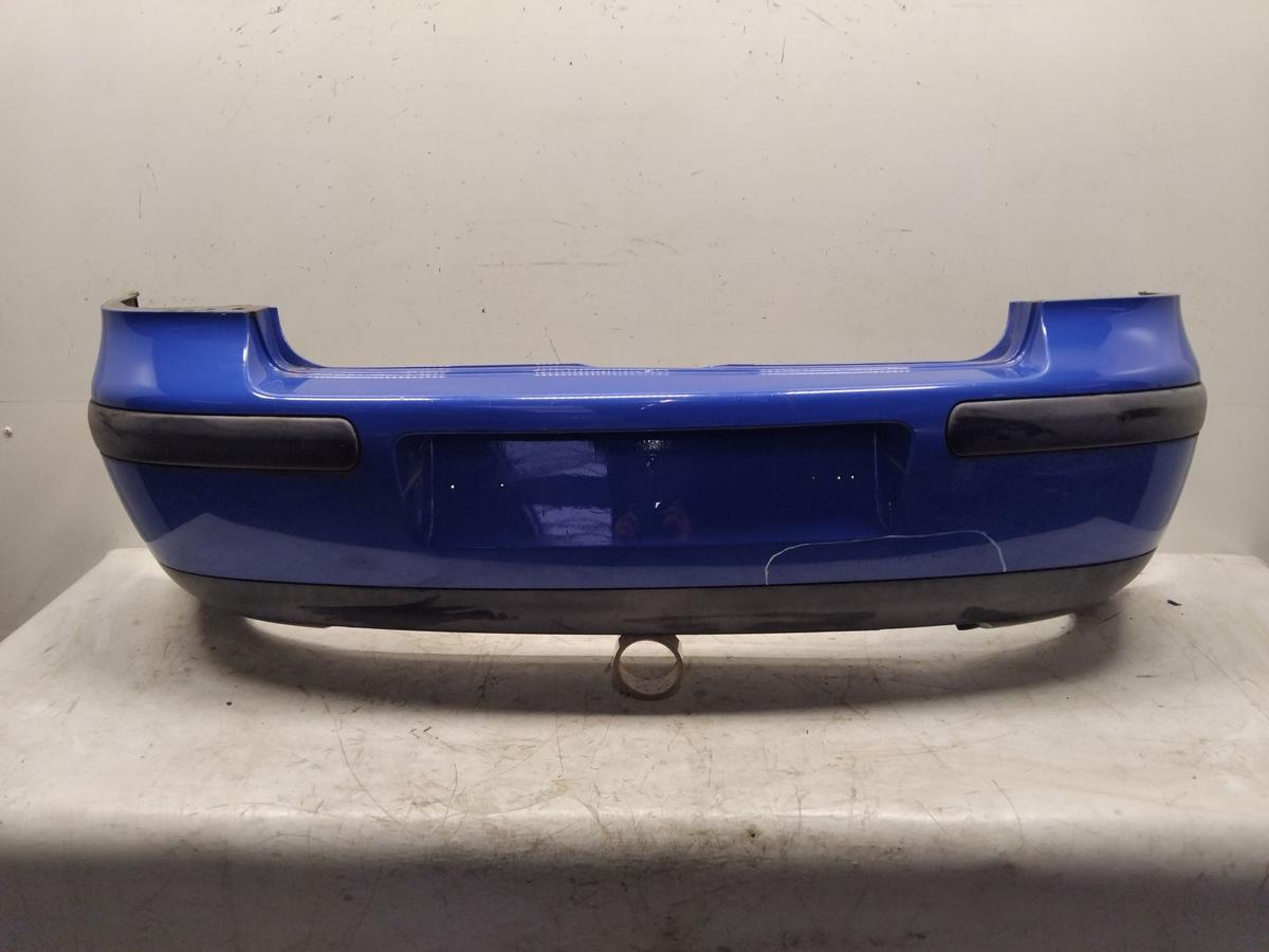 VW Golf 4 1J original Sto&szlig;stange Sto&szlig;f&auml;nger hinten LW5Z Jazz Blue Flie&szlig;heck BJ01